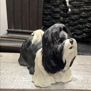 Vintage 1987 Whiskers By Martha Carey Shih Tzu Dog Figurine!